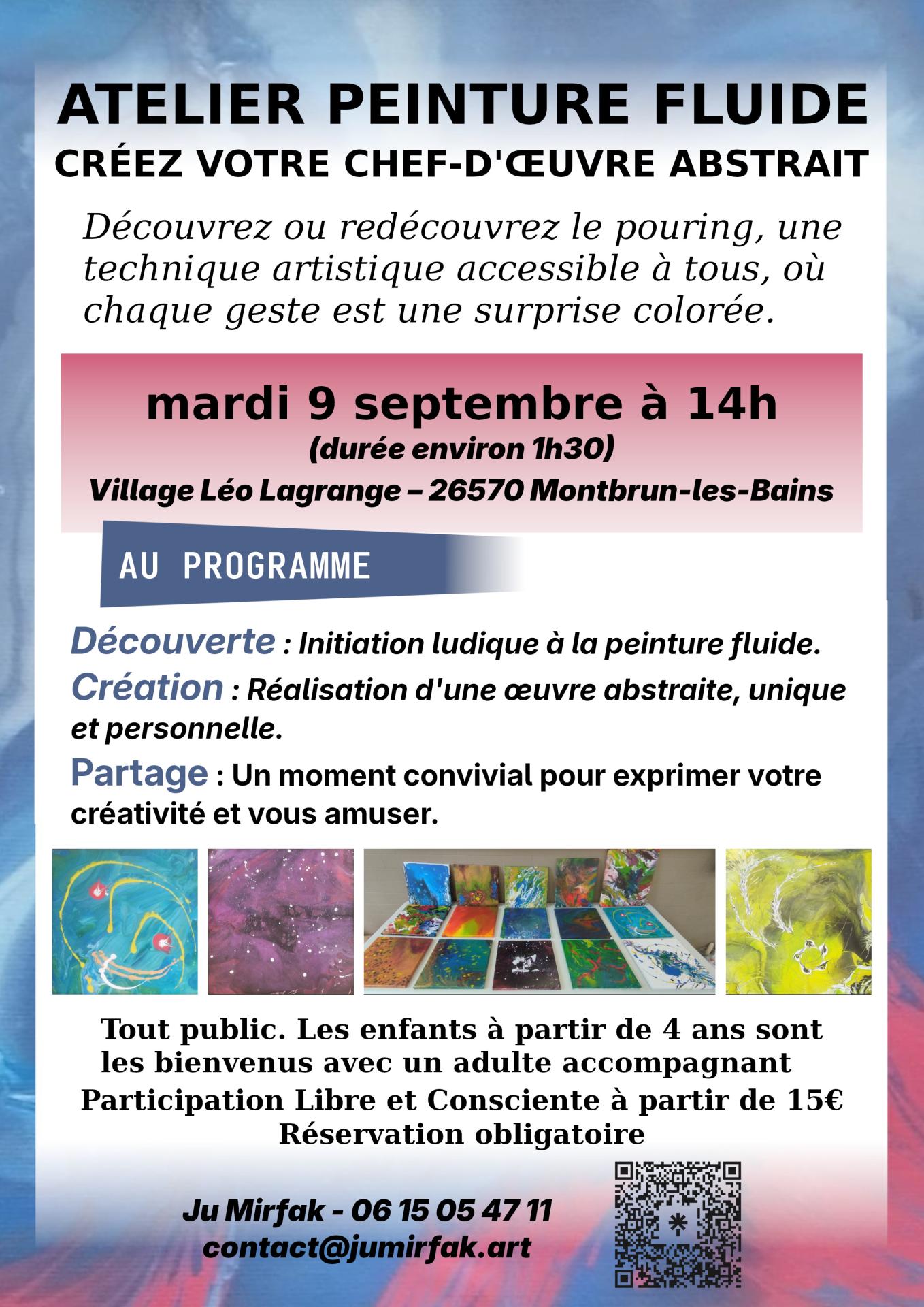 Couverture de Atelier de peinture Fluide