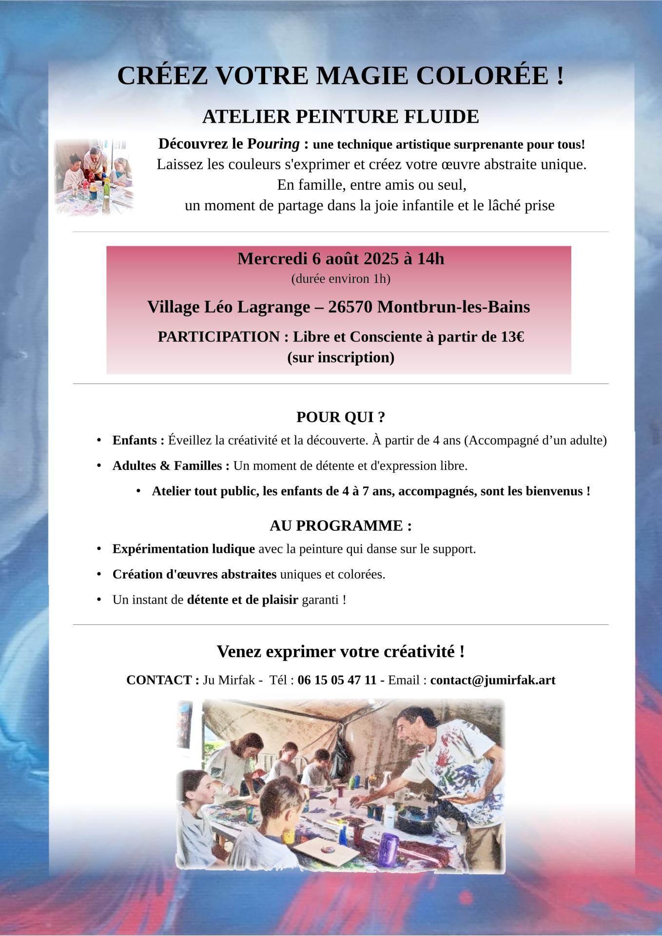 Couverture de Atelier de peinture Fluide